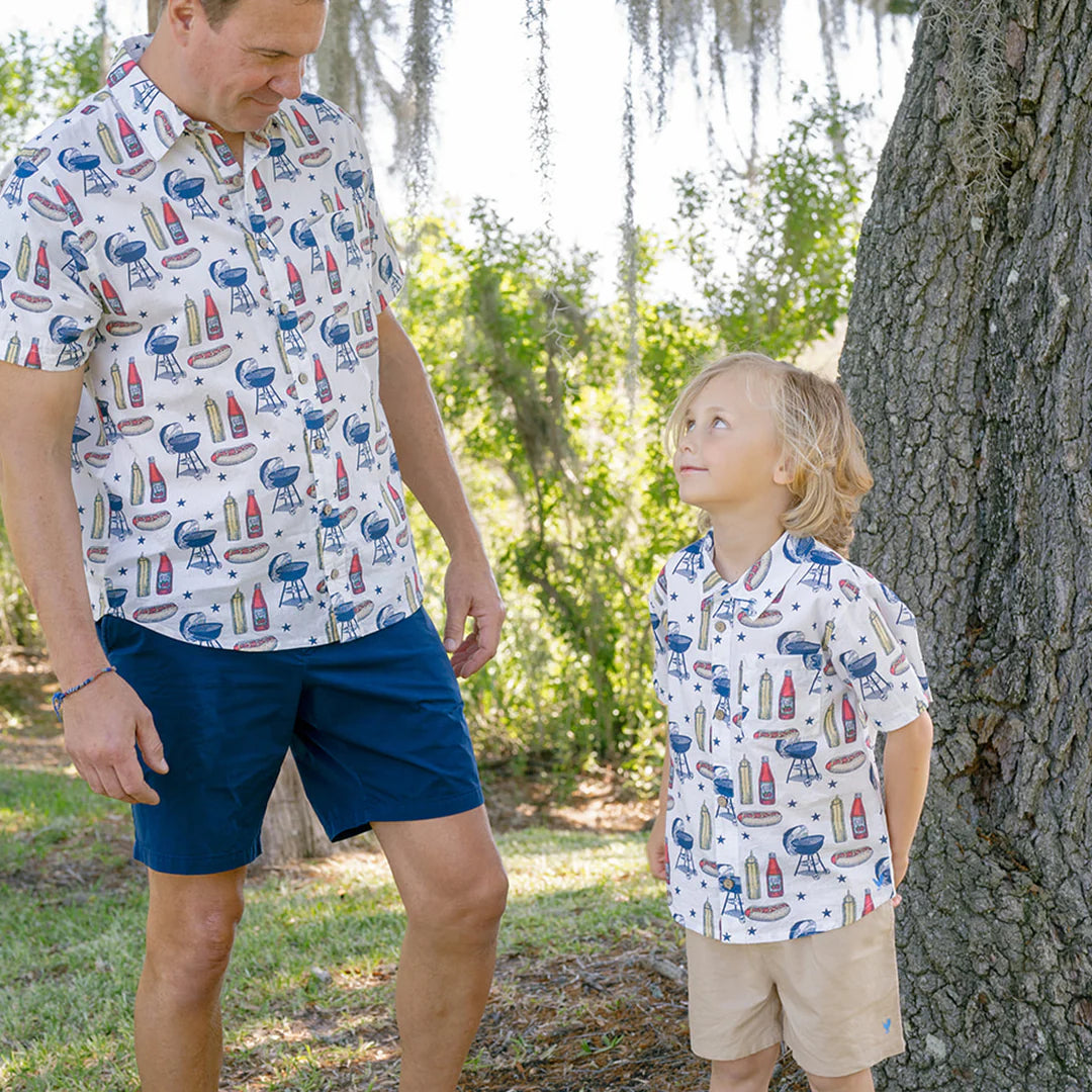 Mens Jack Shirt - Grilling Out