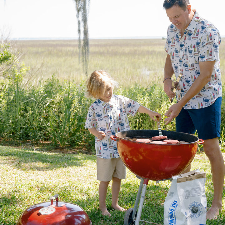 Mens Jack Shirt - Grilling Out