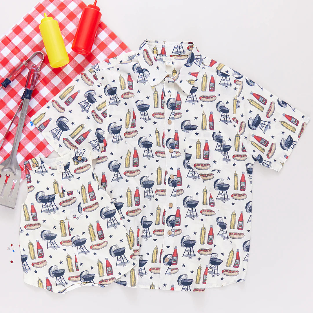 Mens Jack Shirt - Grilling Out