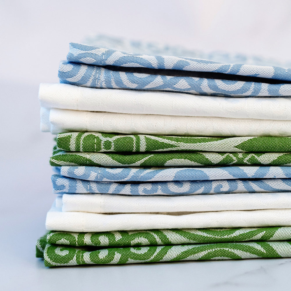 Damask Runner - Green