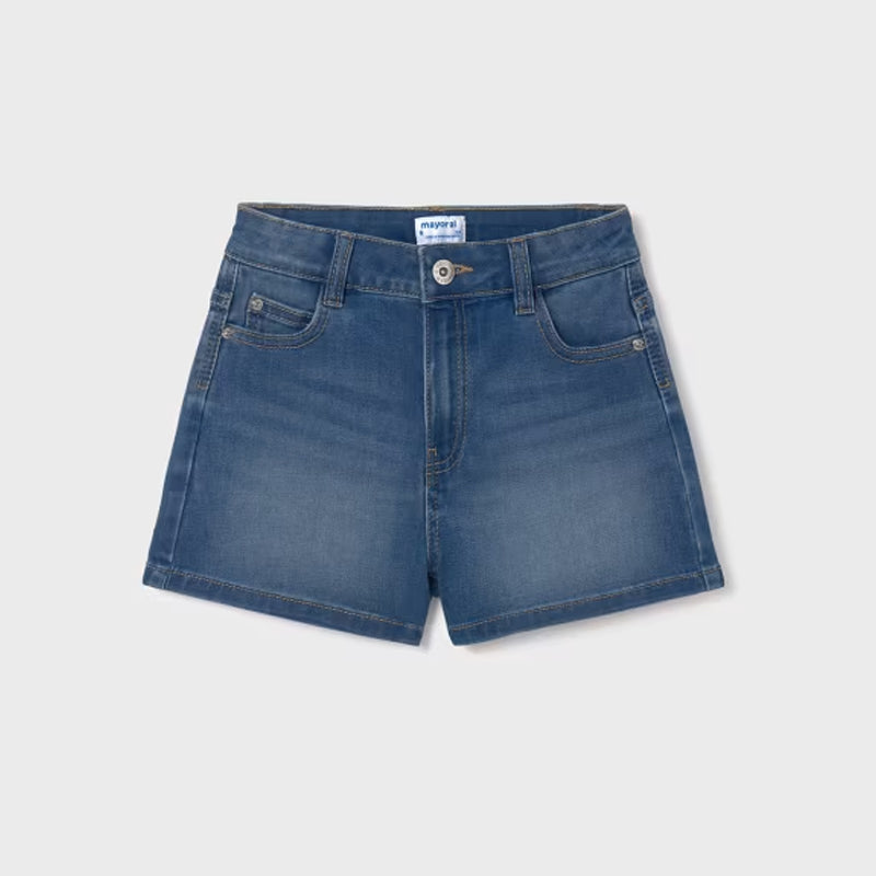 Medium Wash Denim Shorts