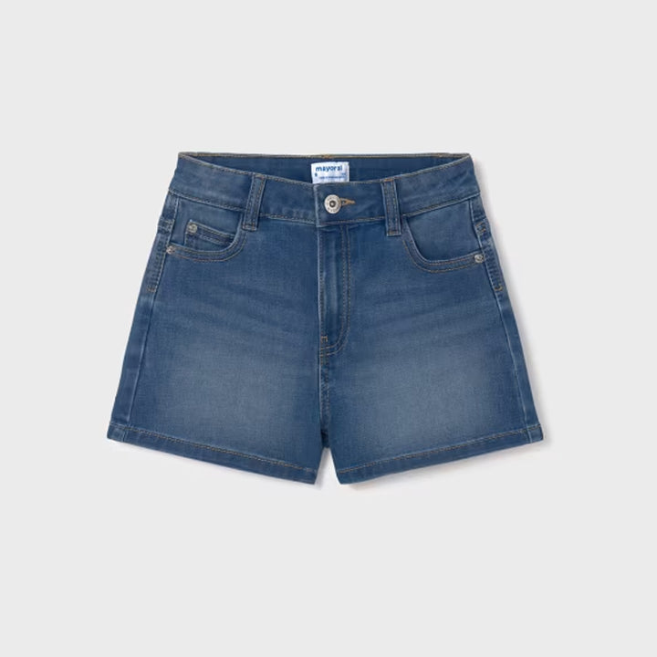 Medium Wash Denim Shorts