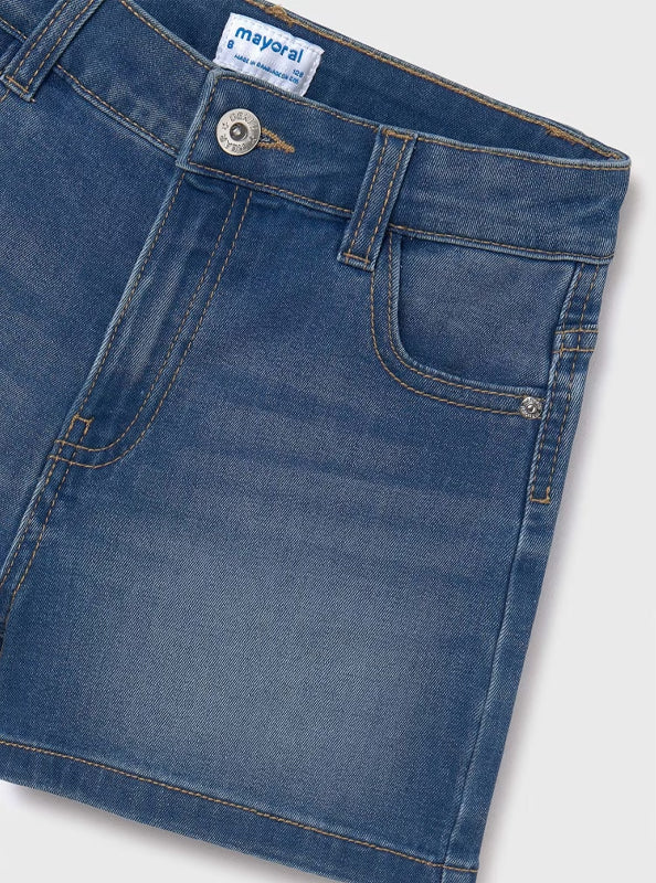 Medium Wash Denim Shorts
