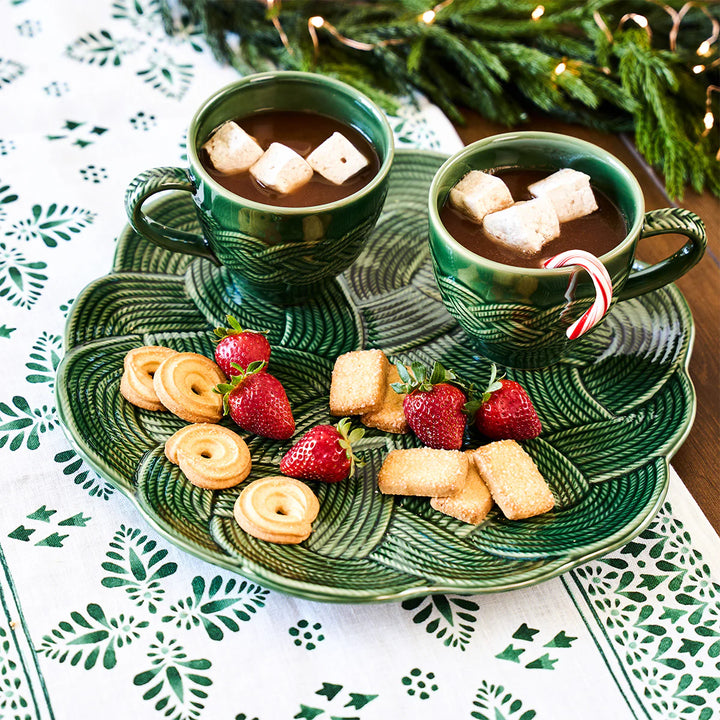 Le Panier Mystic Knot Charger/Platter - Basil