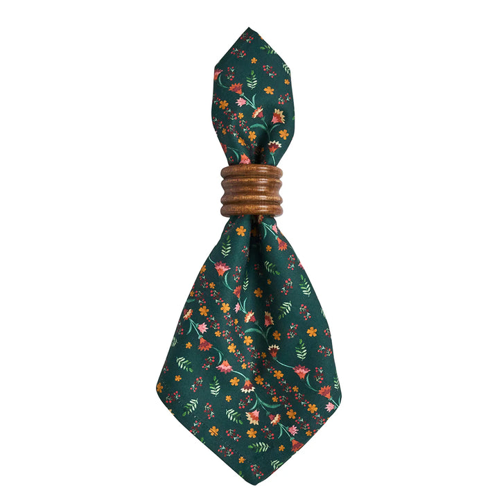 Klara Floral Napkin Set/4 - Evergreen