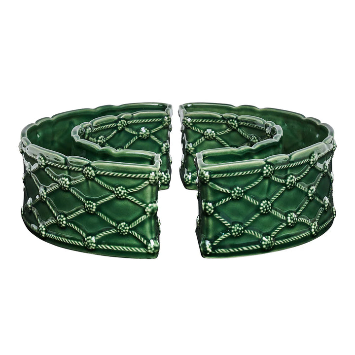 Berry & Thread Petite Parterre Garden Half Circle Vase Set/2 - Basil