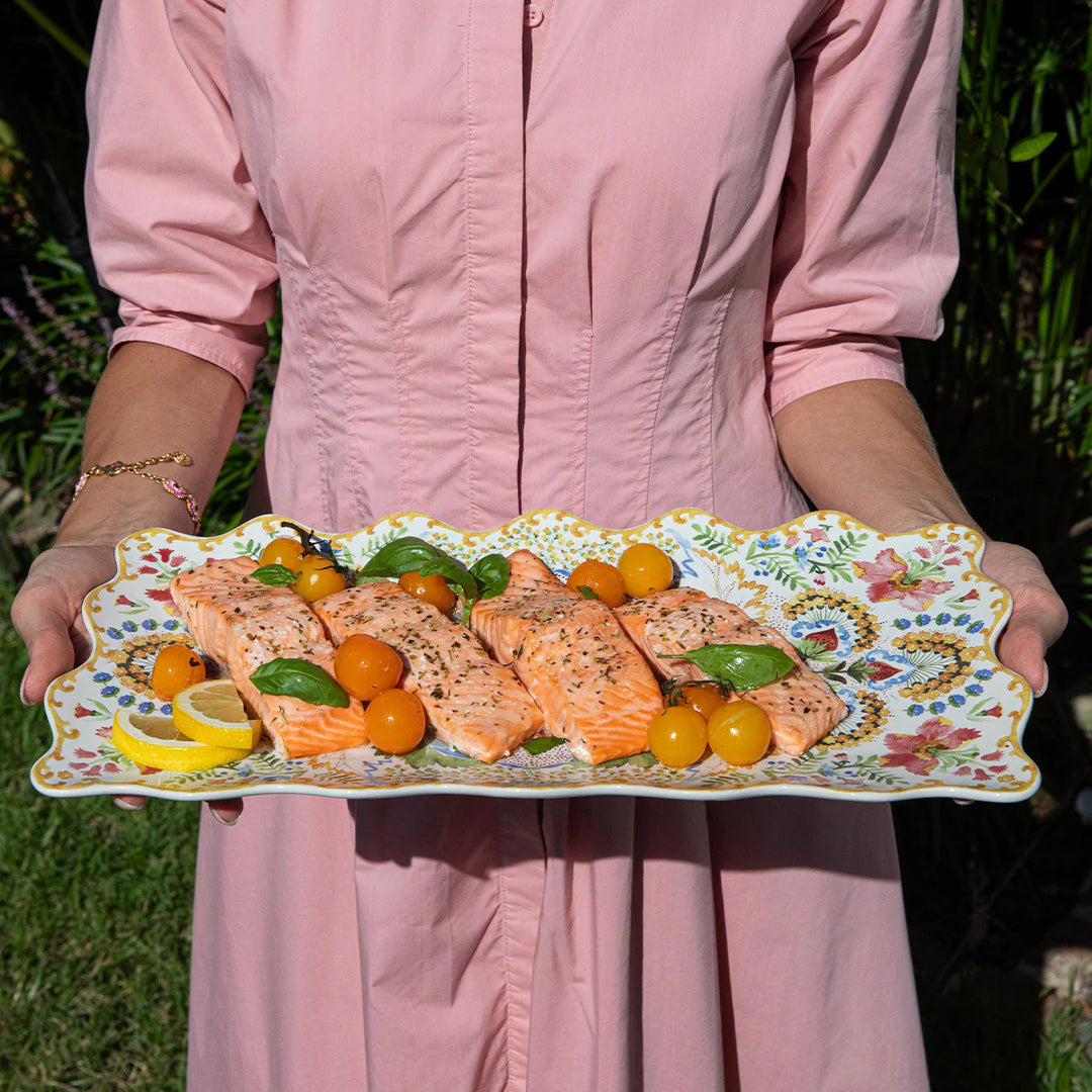 Sofia 16" Rectangular Platter - Multi