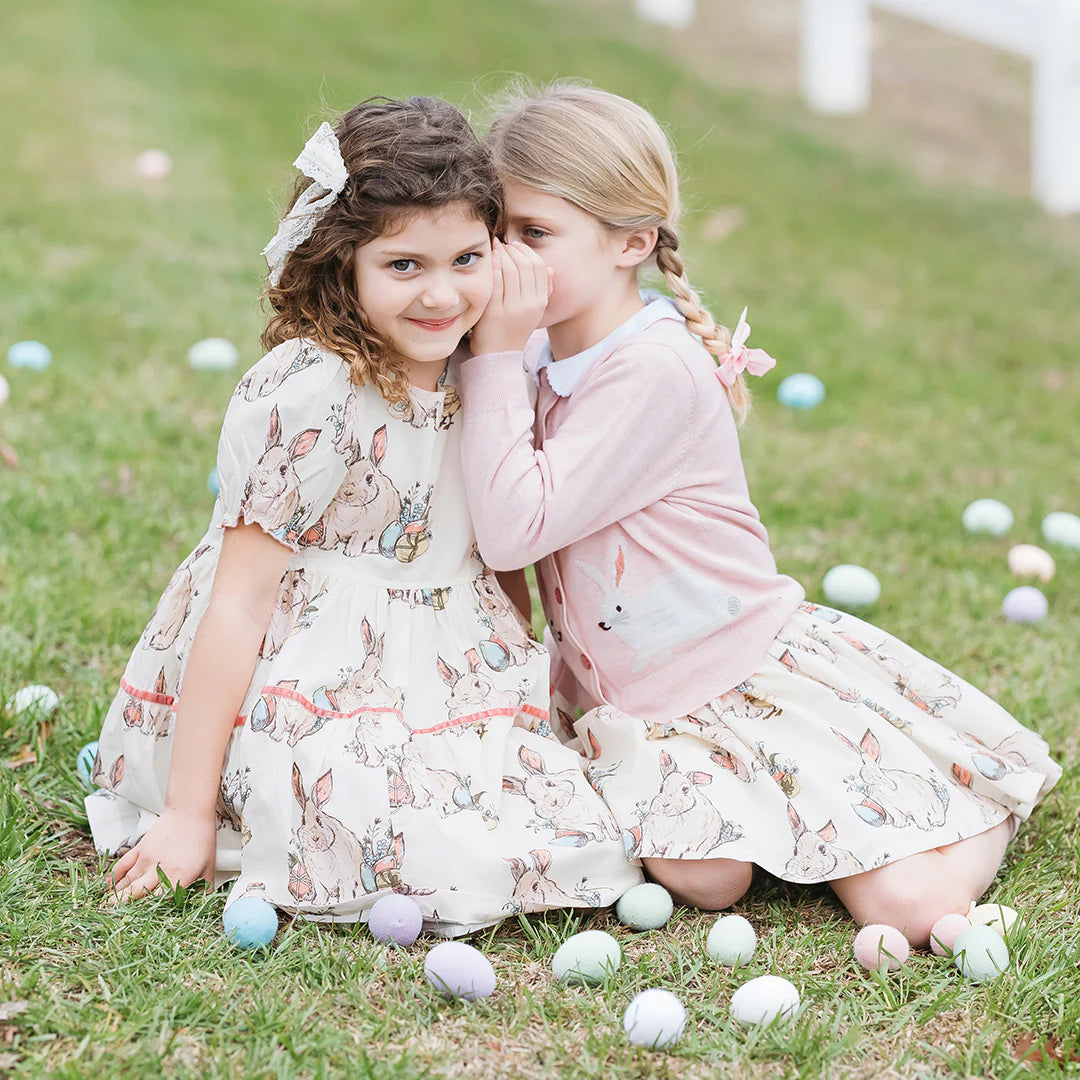 Girls Maribelle Dress - Bunny Friends