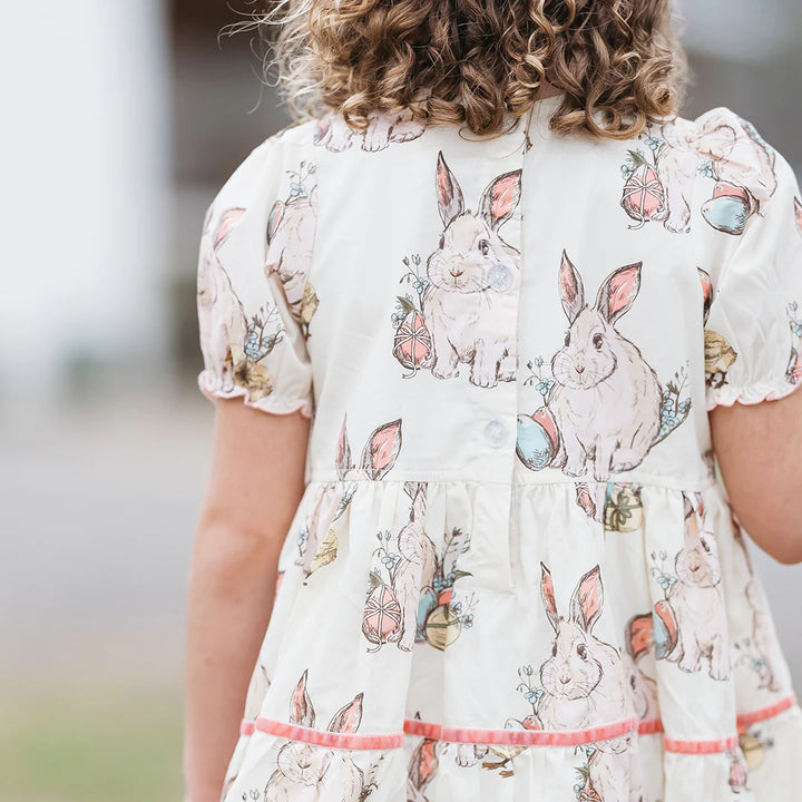 Girls Maribelle Dress - Bunny Friends