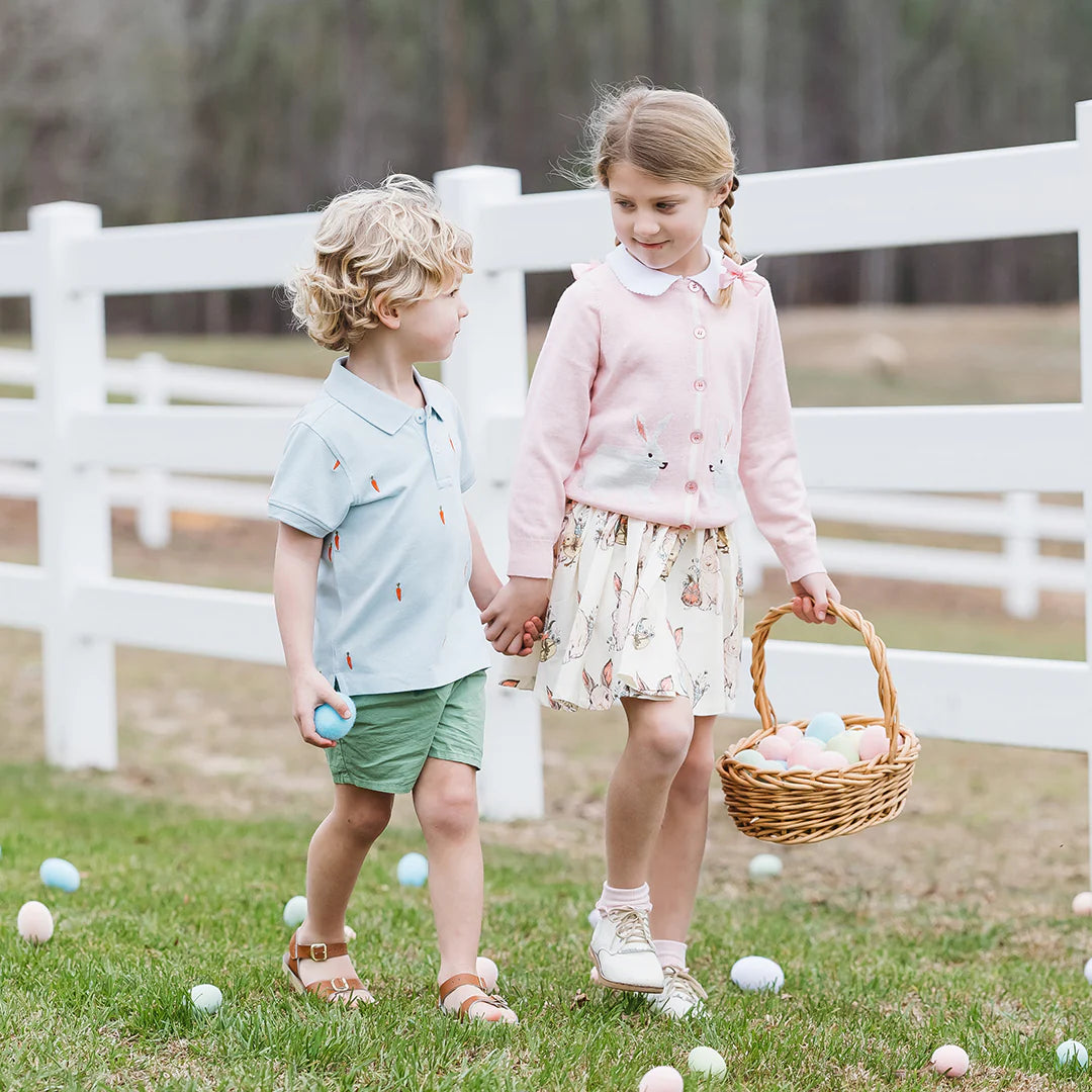 Boys Alec Shirt - Carrot Embroidery