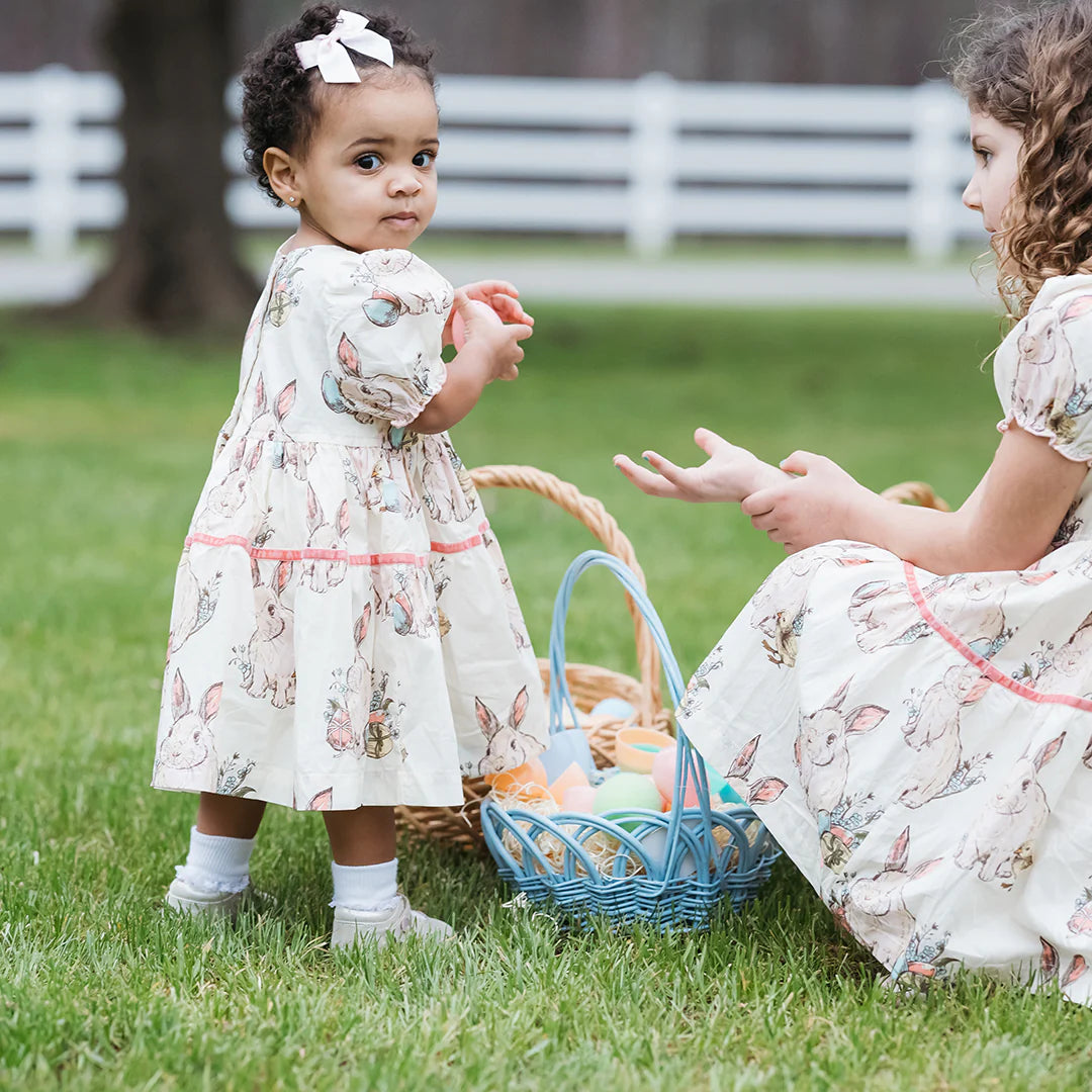 Baby Girls Maribelle Dress Set - Bunny Friends