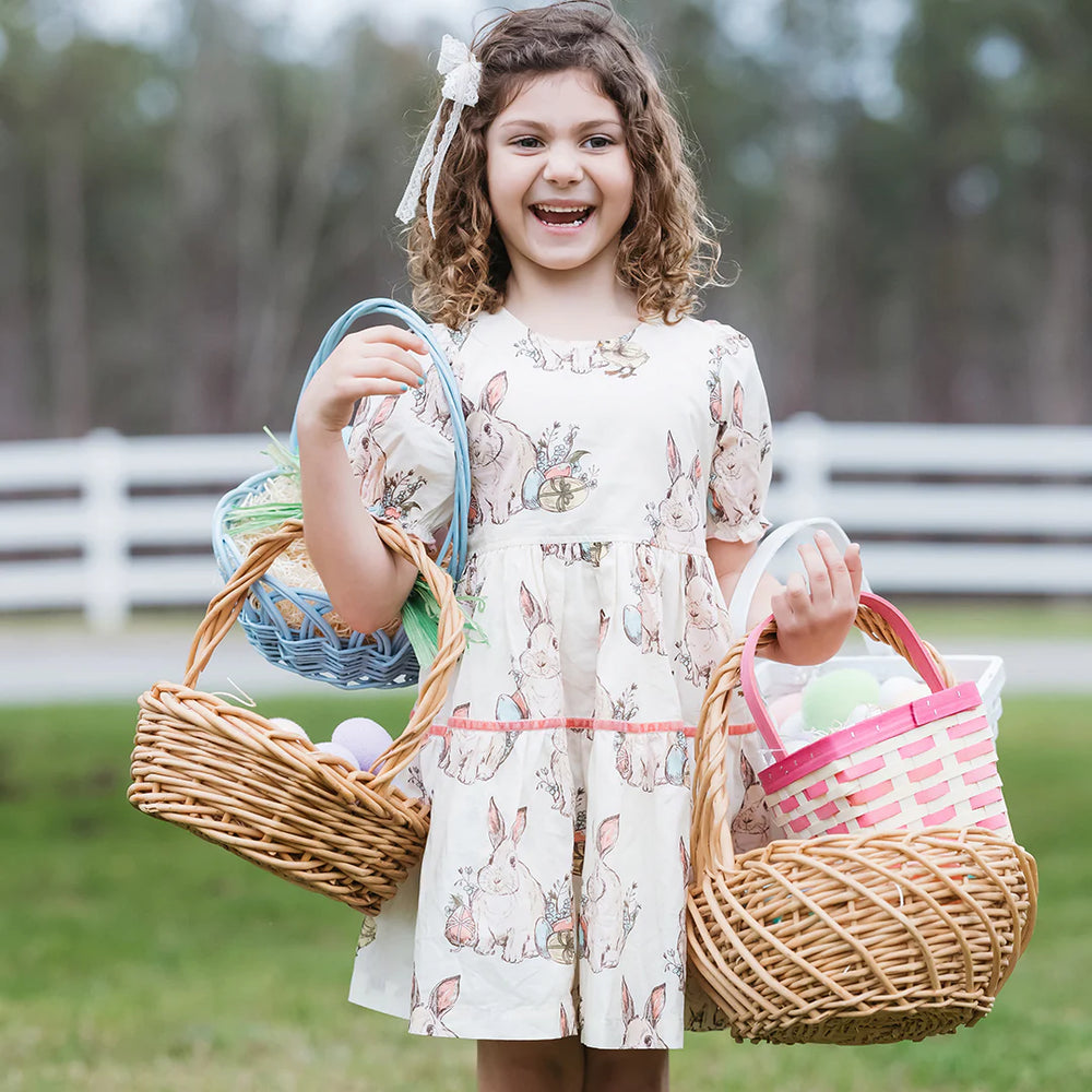Girls Maribelle Dress - Bunny Friends