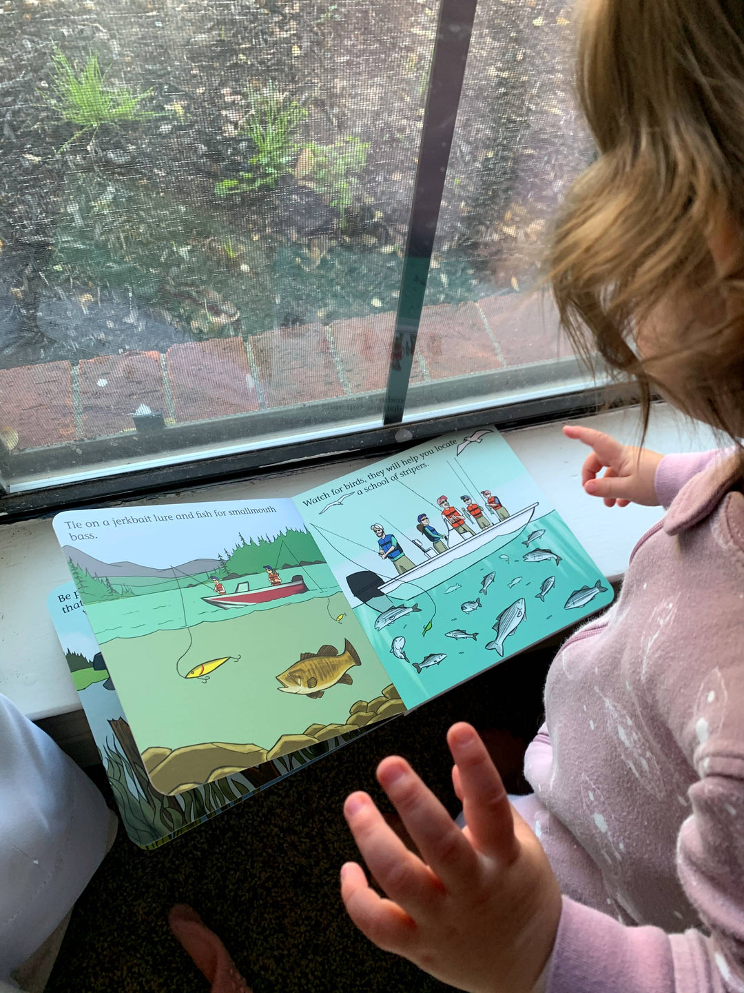 Child reading Good Luck Fishermen children&