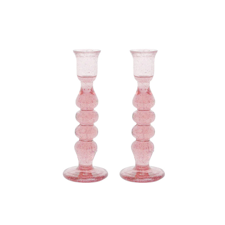 Provence 7" Candlestick Set/2 - Blush