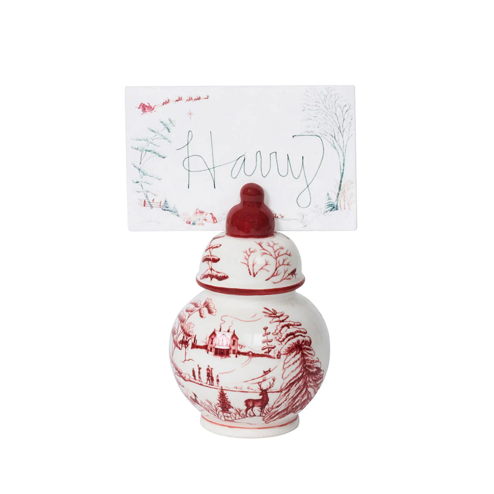 Country Estate Winter Frolic Place Card Set/12 - Evergreen