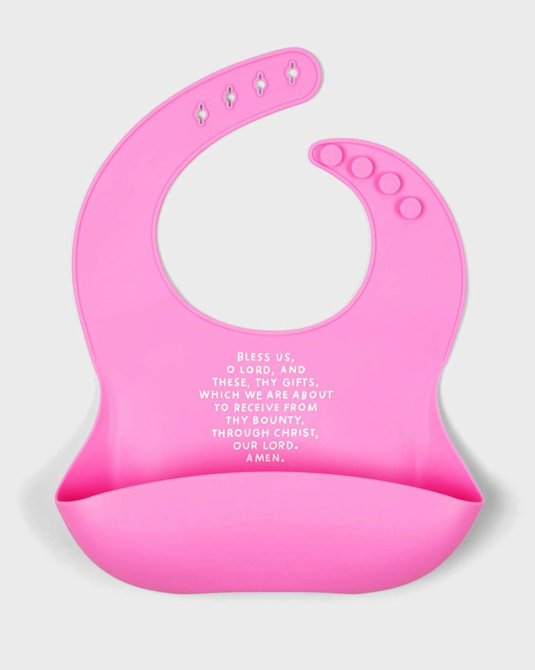 Meal Blessing Silicone Bib