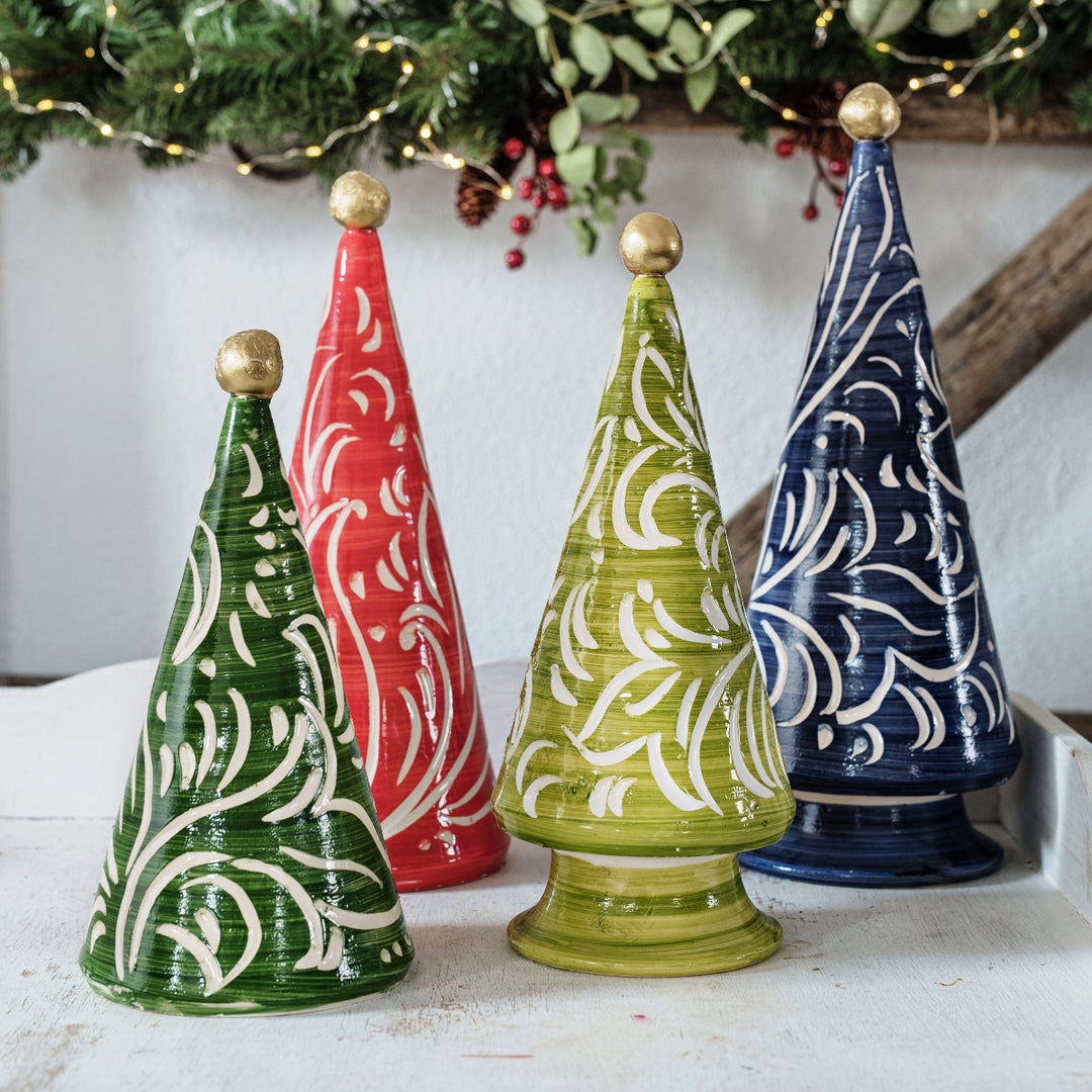 Foresta Lime Green Scroll Tree