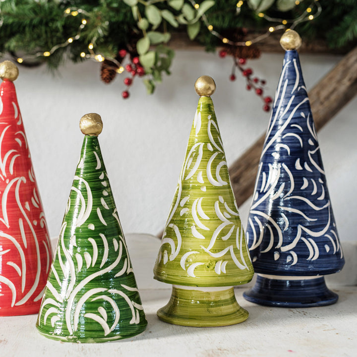 Foresta Lime Green Scroll Tree