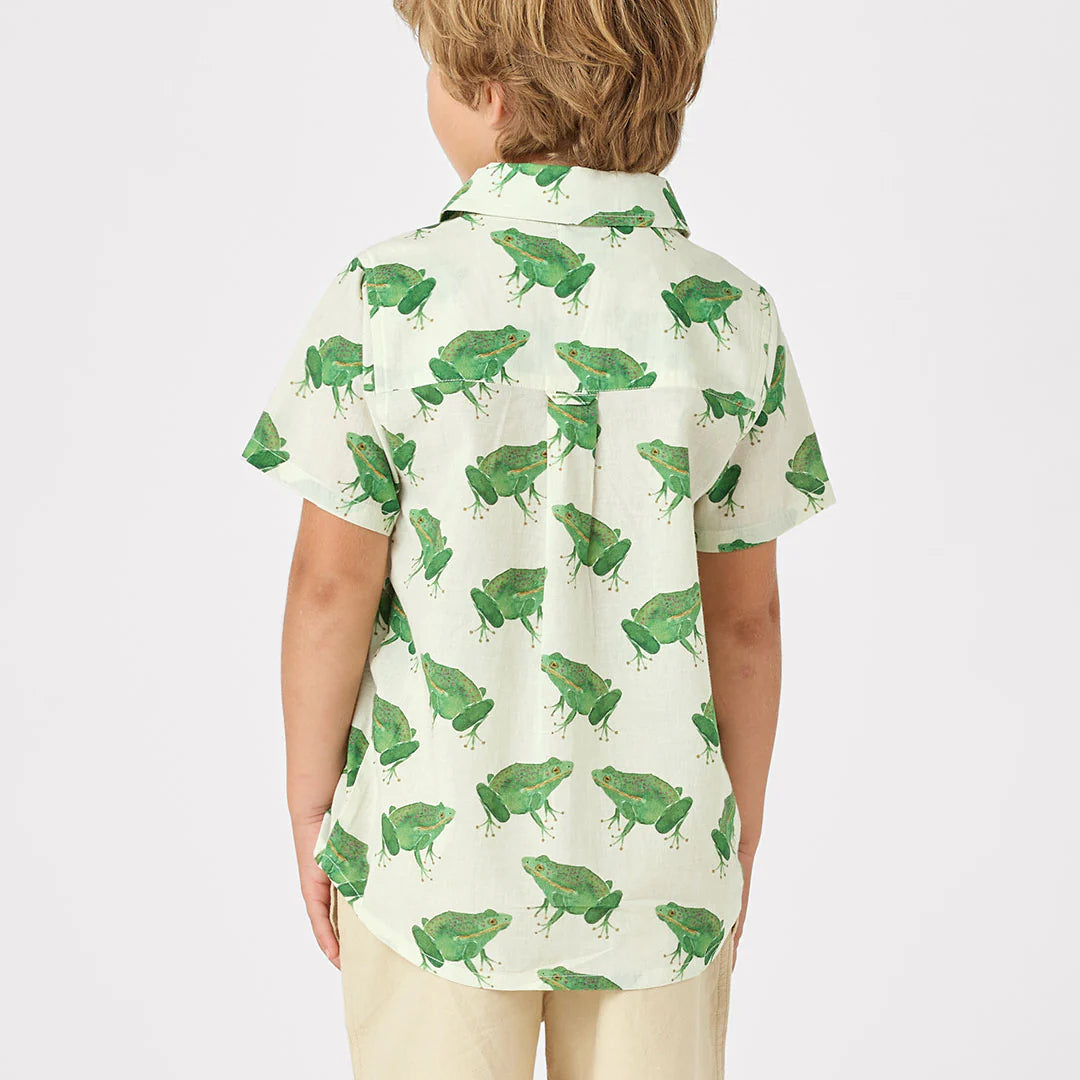 Boys Jack Shirt - Frogs