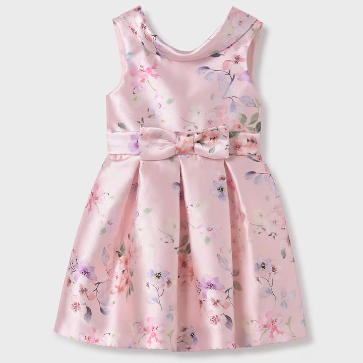 Cake Print Mikado Dress