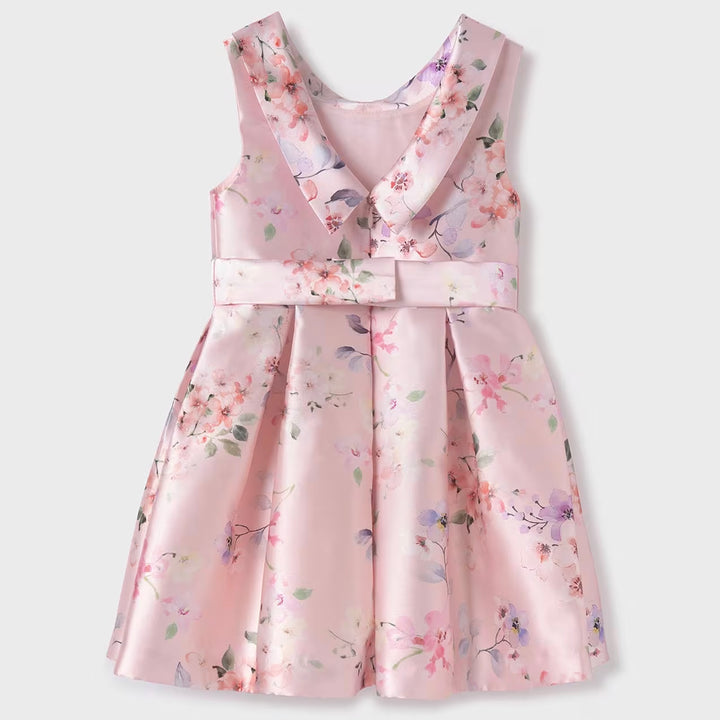 Cake Print Mikado Dress