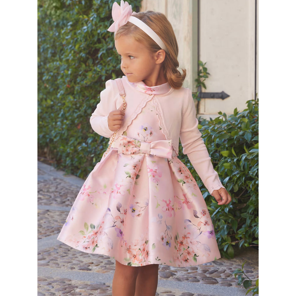 Cake Print Mikado Dress