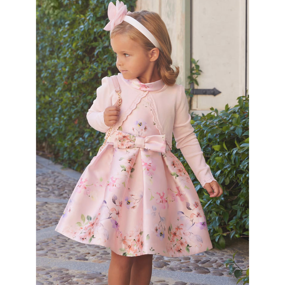 Cake Print Mikado Dress