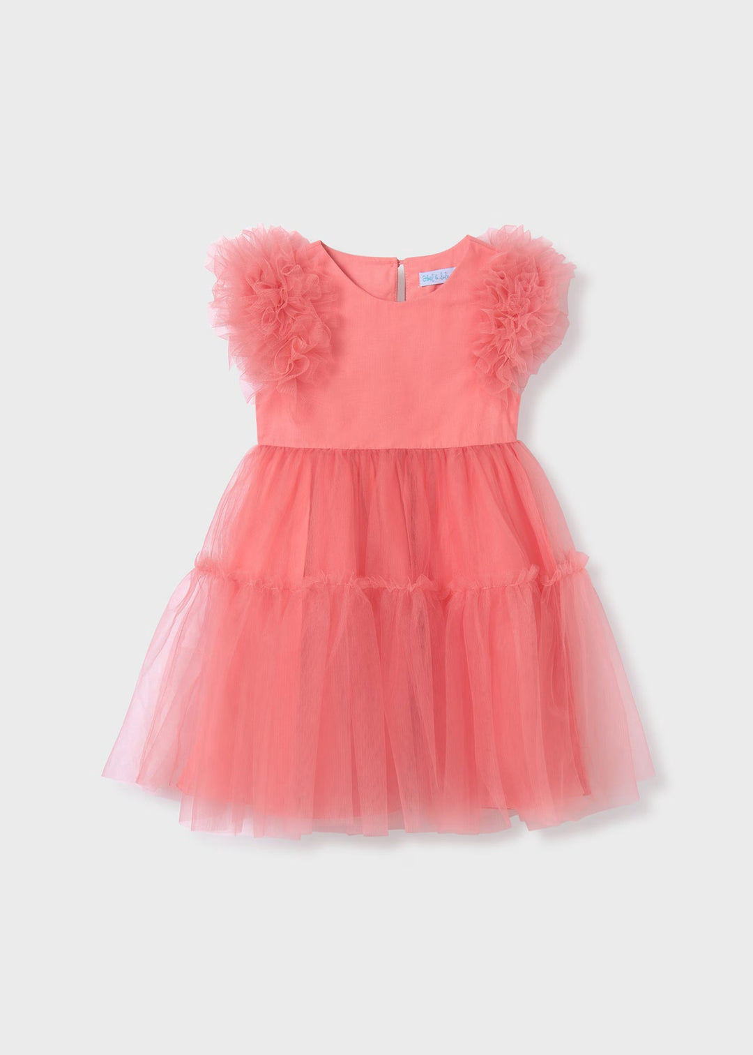 Salmon Tulle Dress