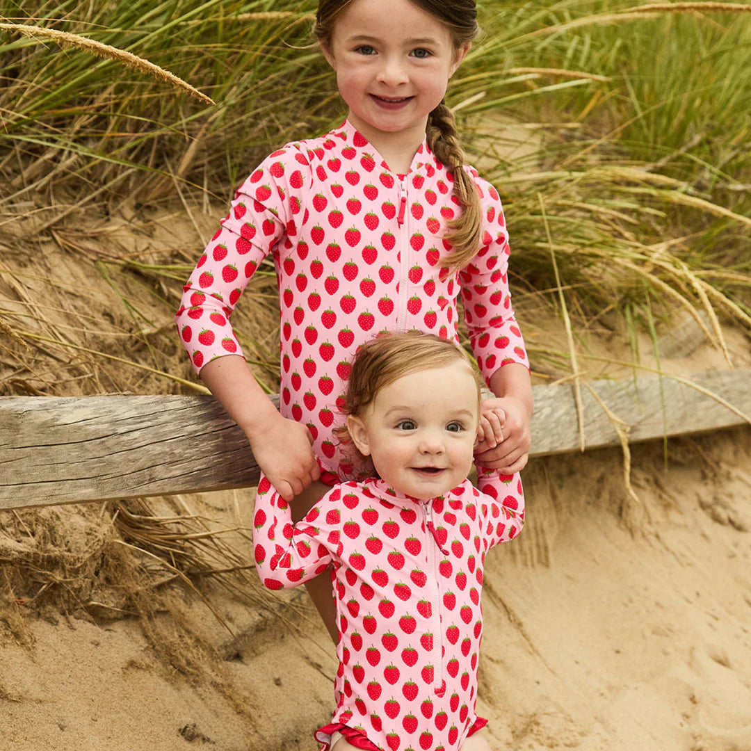 Girls Arden Suit - Strawberries