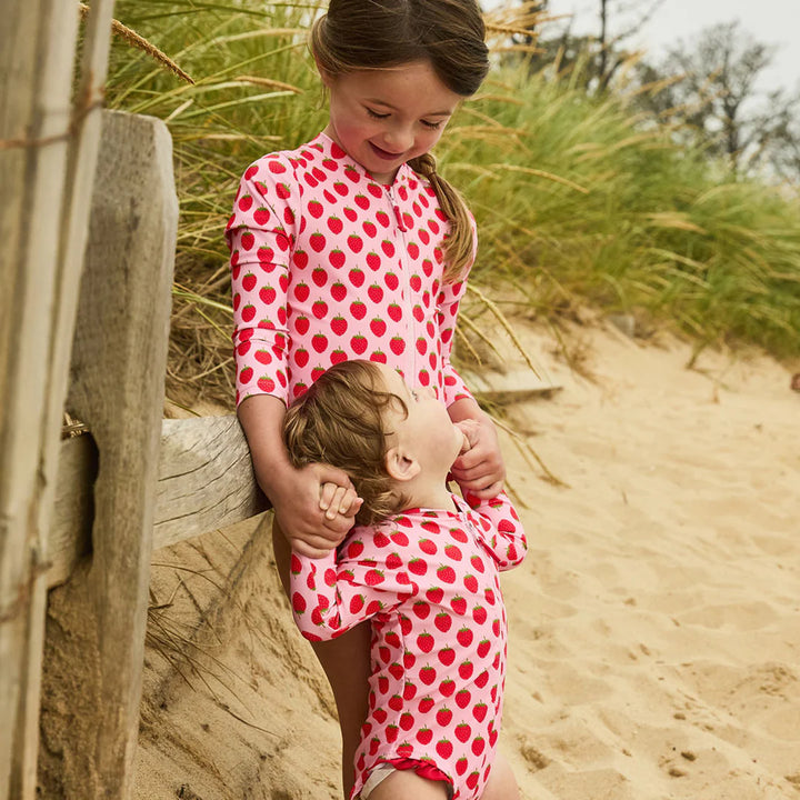 Girls Arden Suit - Strawberries