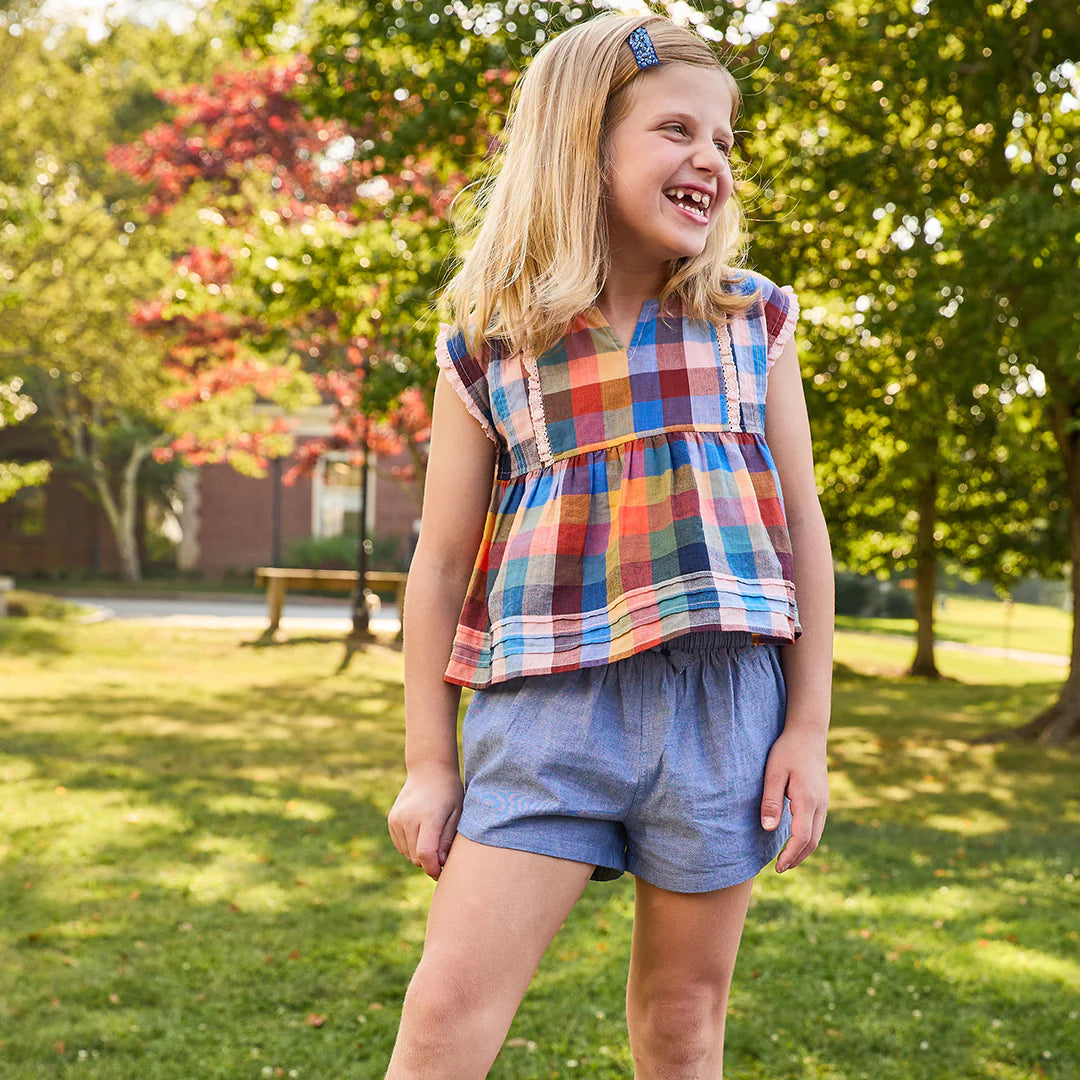 Girls Theodore Short - Chambray