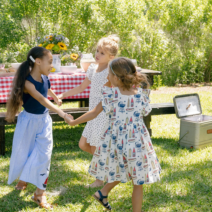 Girls Elsie Dress - Grilling Out