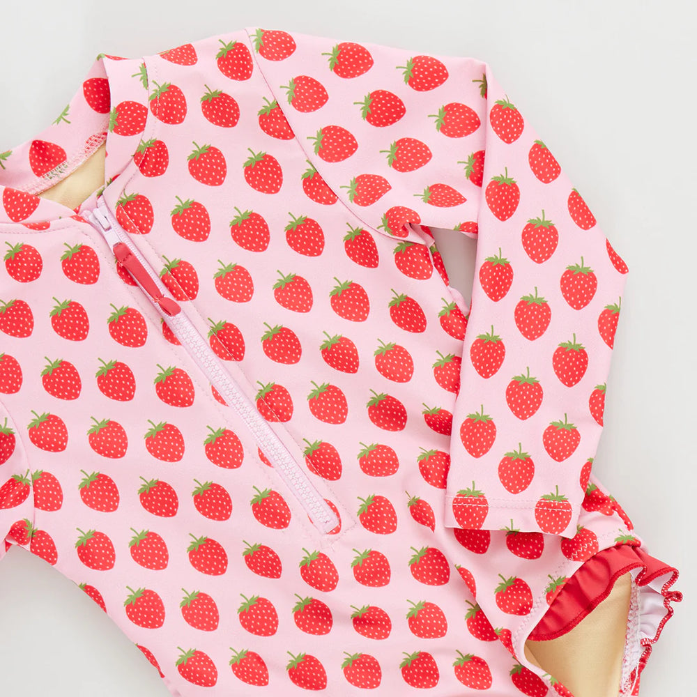 Girls Arden Suit - Strawberries