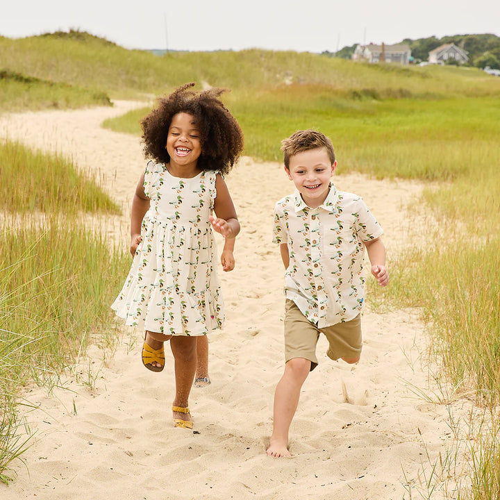 Girls Kelsey Dress - Mallard Friends