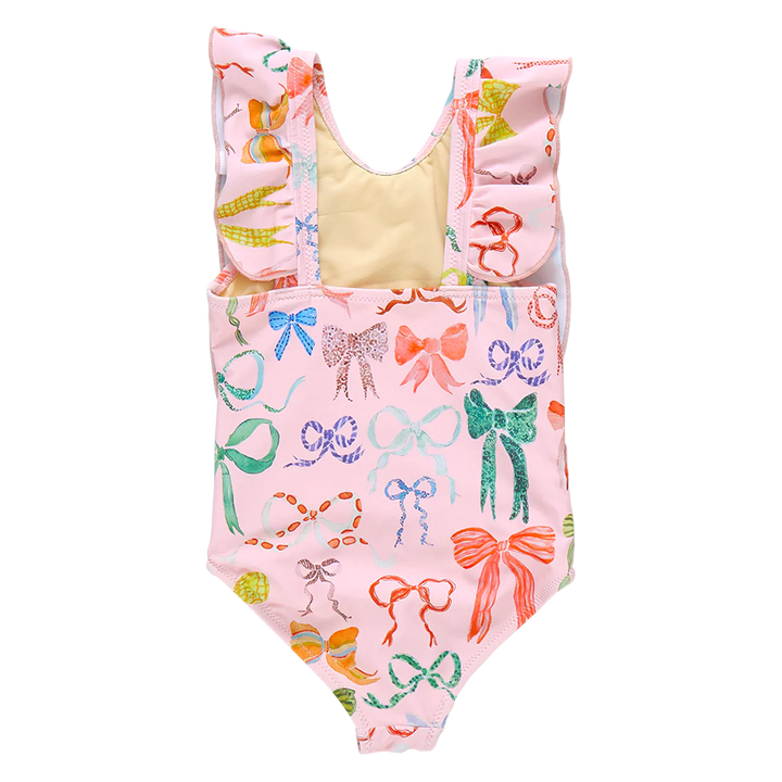 Girls Katniss Suit - Watercolor Bows