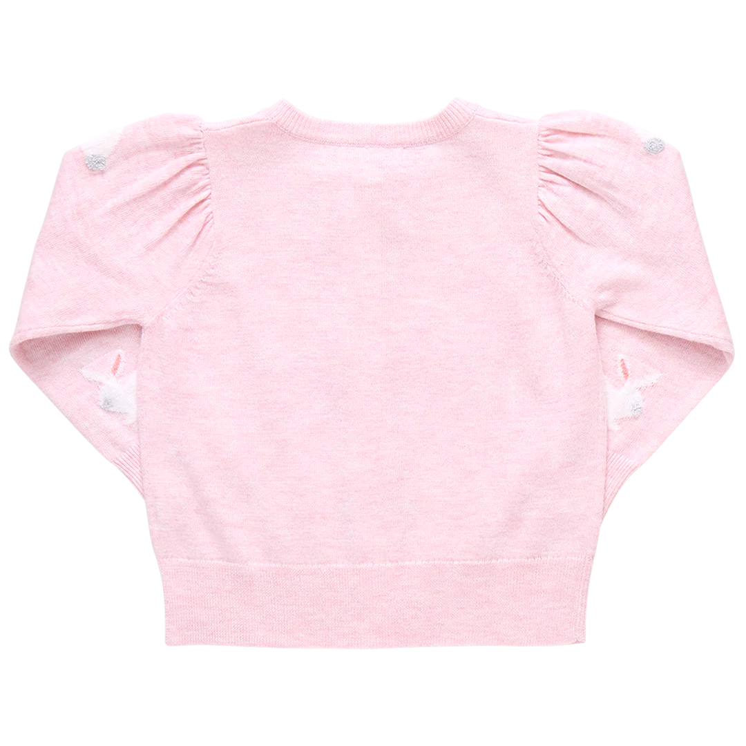 Girls Constance Sweater - Bunny