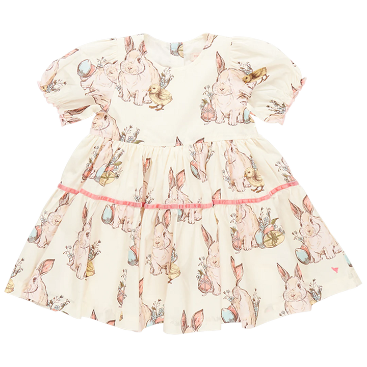 Girls Maribelle Dress - Bunny Friends