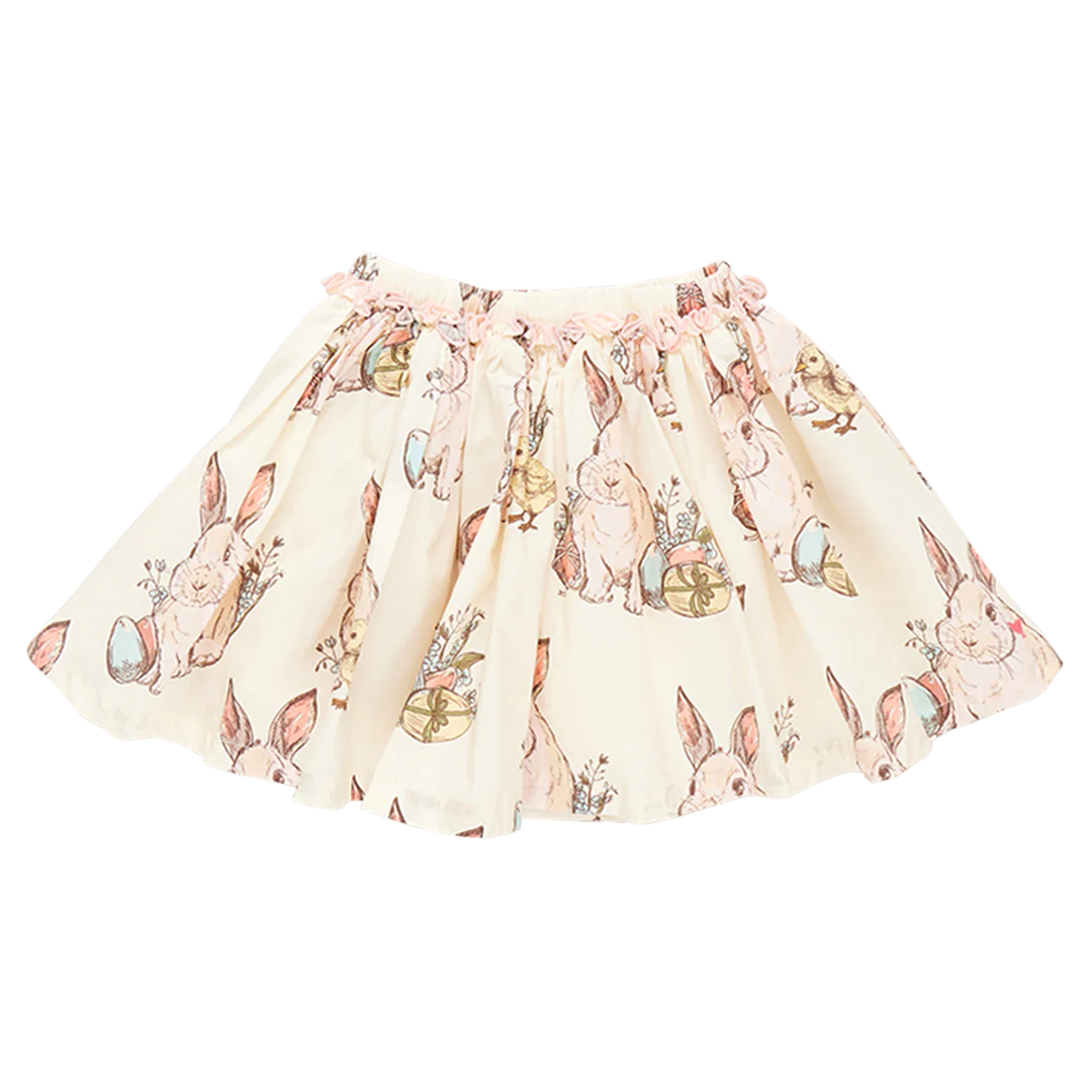Girls Gianna Skirt - Bunny Friends