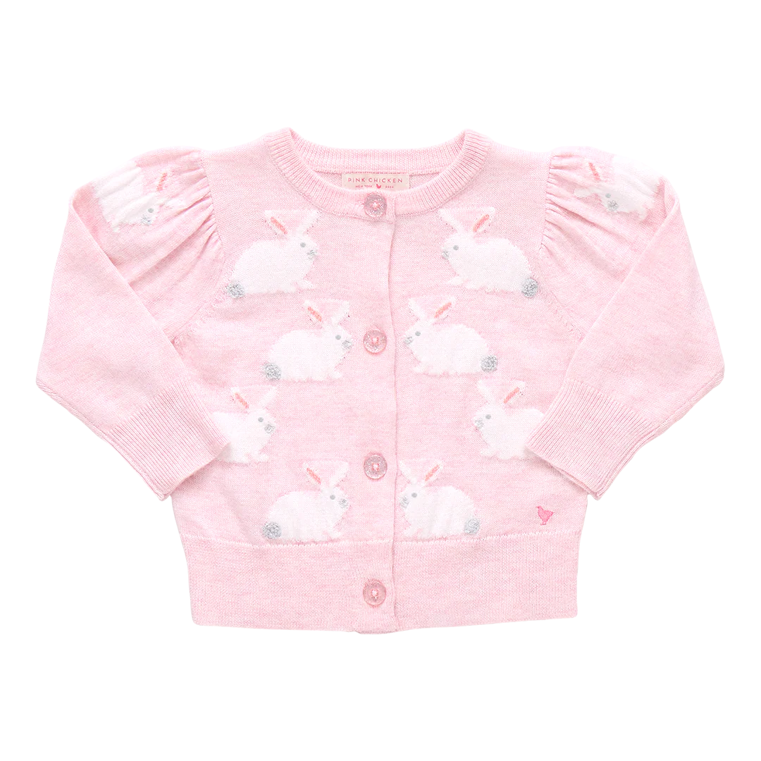 Baby Girls Constance Sweater - Bunny