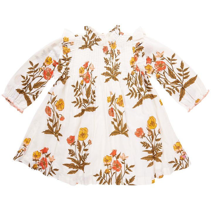Girls Jaipur Dress - Harvest Poppy