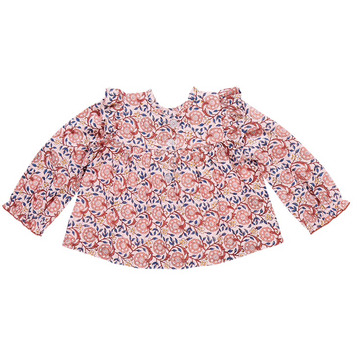 Girls Kalani Top - Pink Blossom