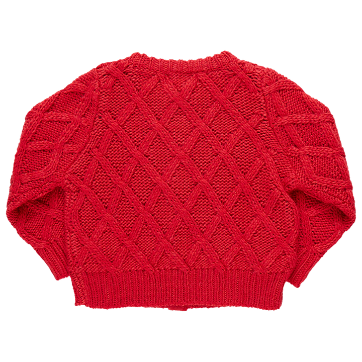 Girls Katrina Sweater - Red