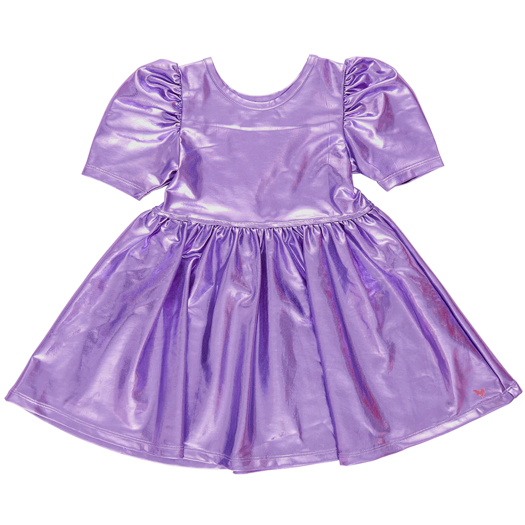 purple lame dress DRAPED SILK-BLEND PLISS-LAM GOWN IN PURPLE | CULT MIA