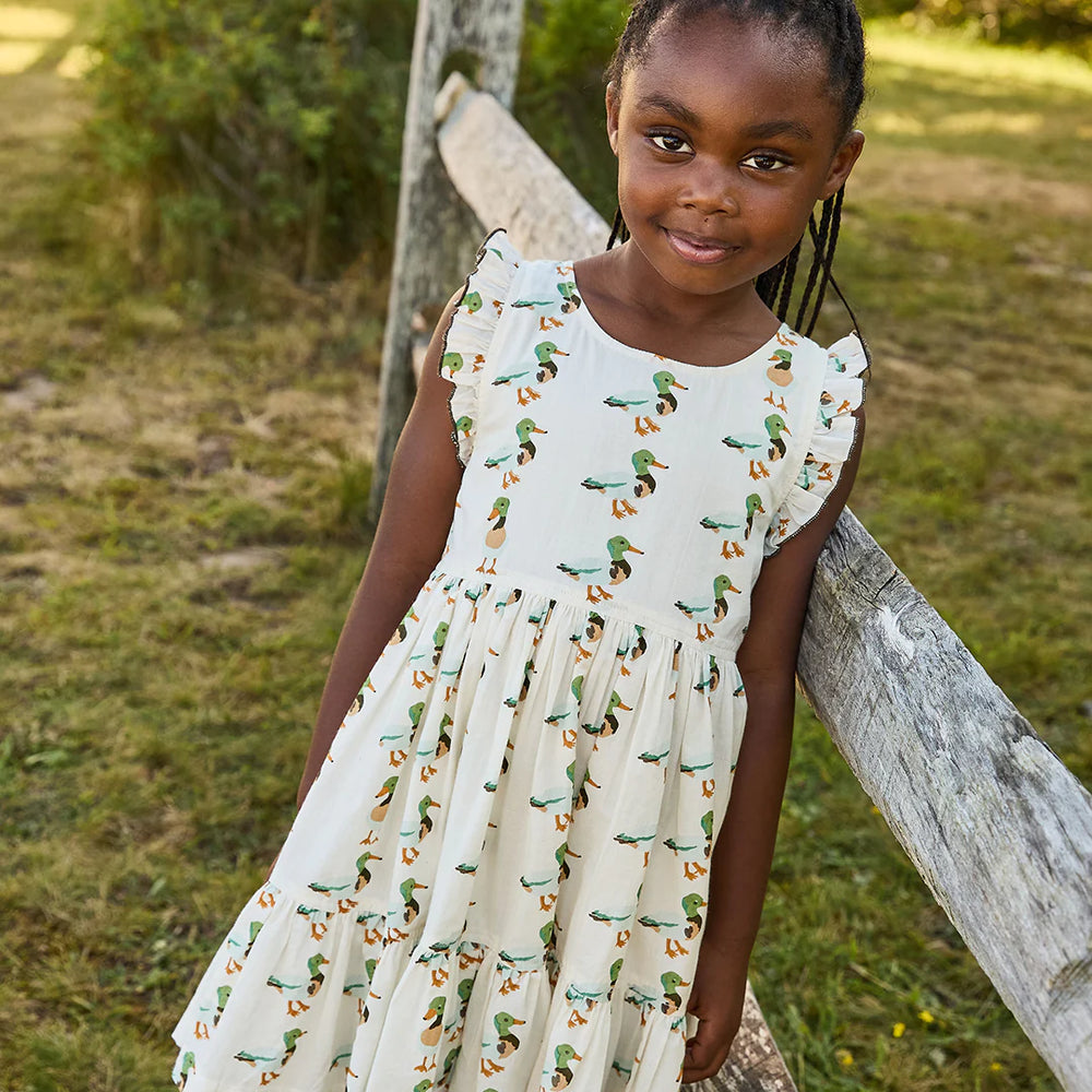 Girls Kelsey Dress - Mallard Friends