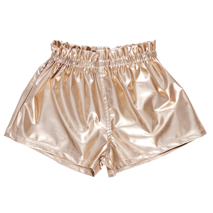 Girls Lame Theodore Short- Gold