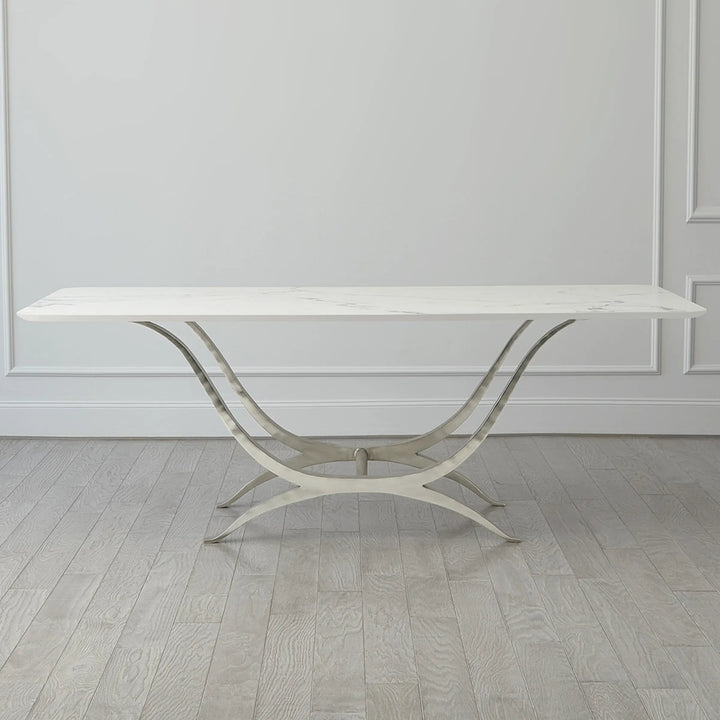 Chorda Dining Table - Nickel