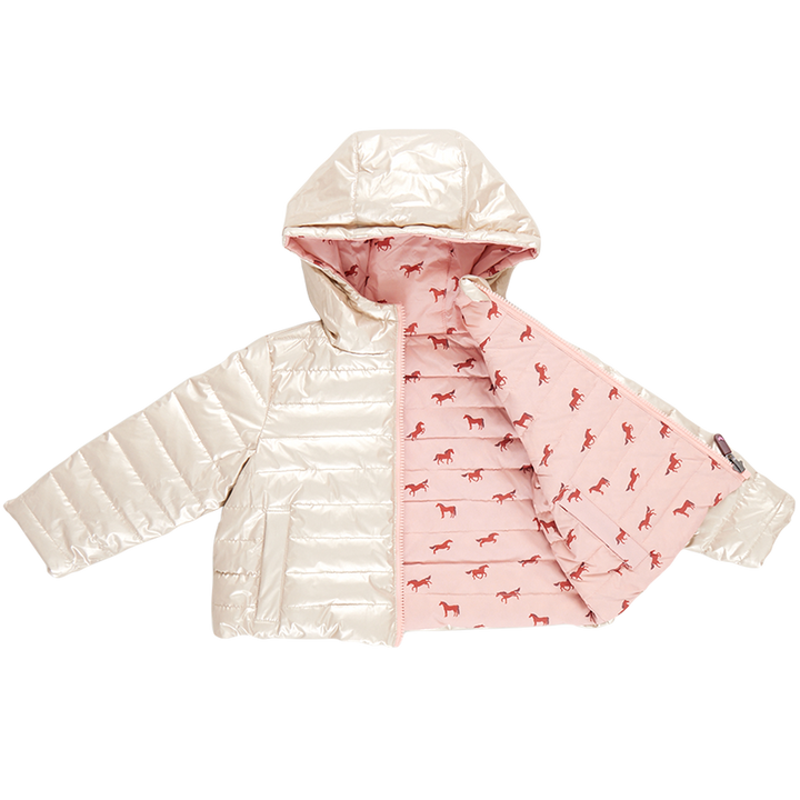 Kids Reversible Riley Jacket - Tiny Horses