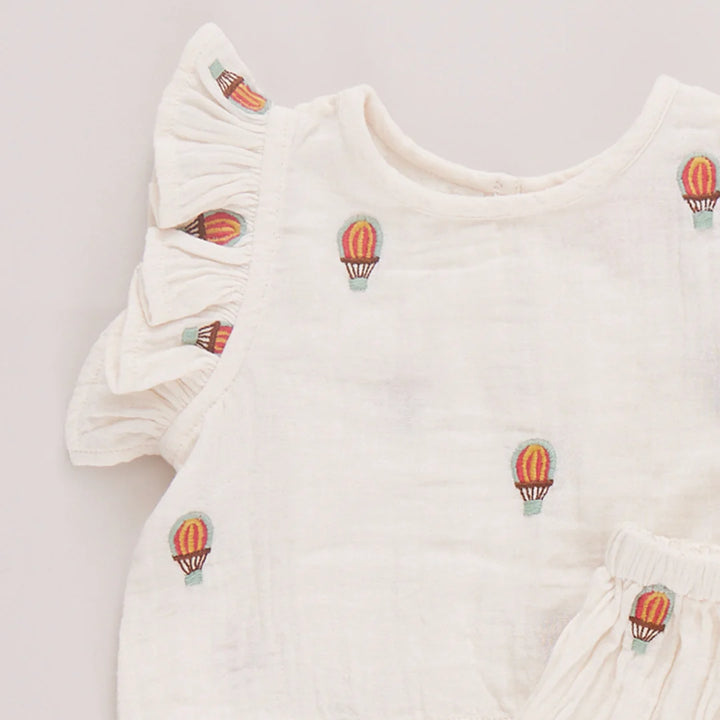 Girls Roey 2-Piece Set - Hot Air Balloons