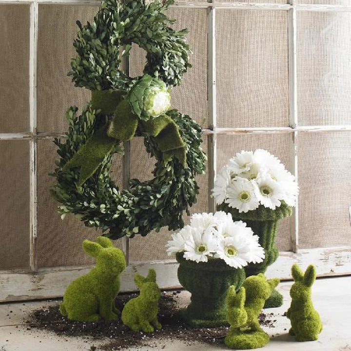 6" Mossy Standing Bunny