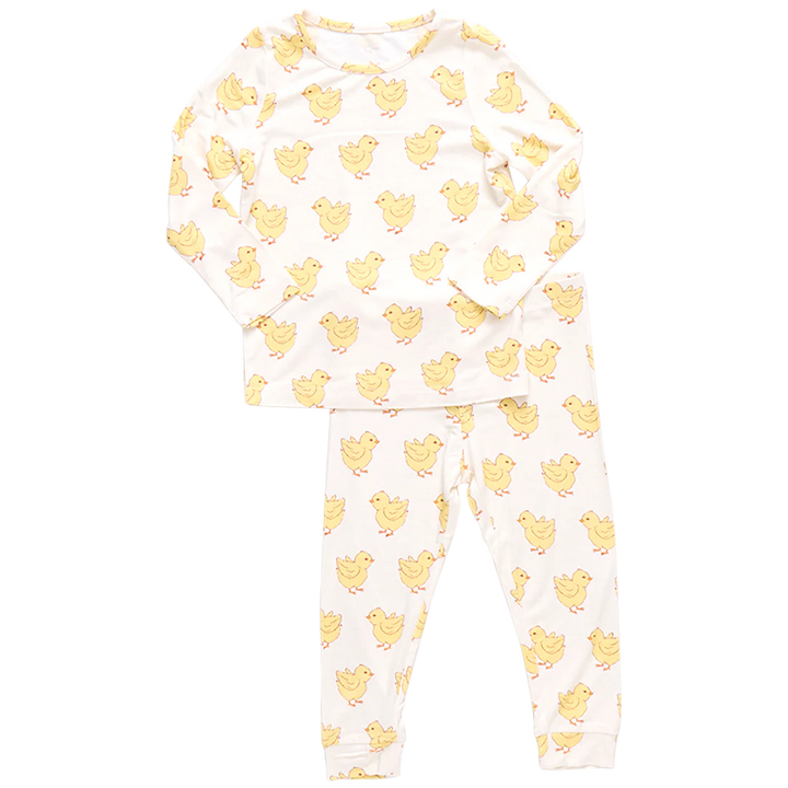 Kid Bamboo PJ Sets - Chicks